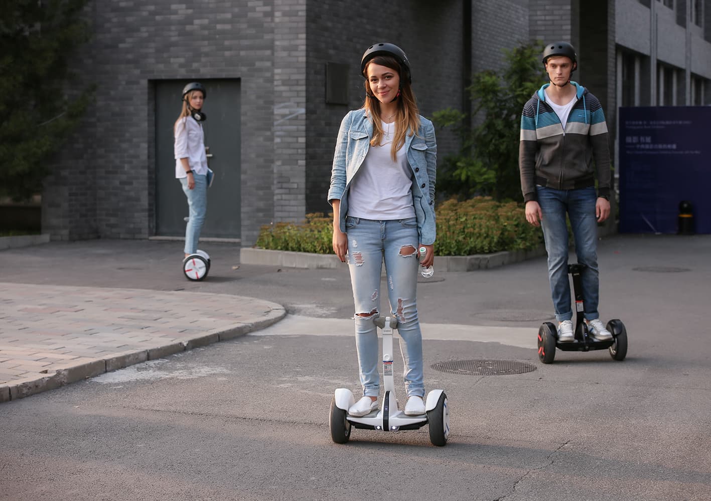 Тест-драйв гироскутера Ninebot в Киеве